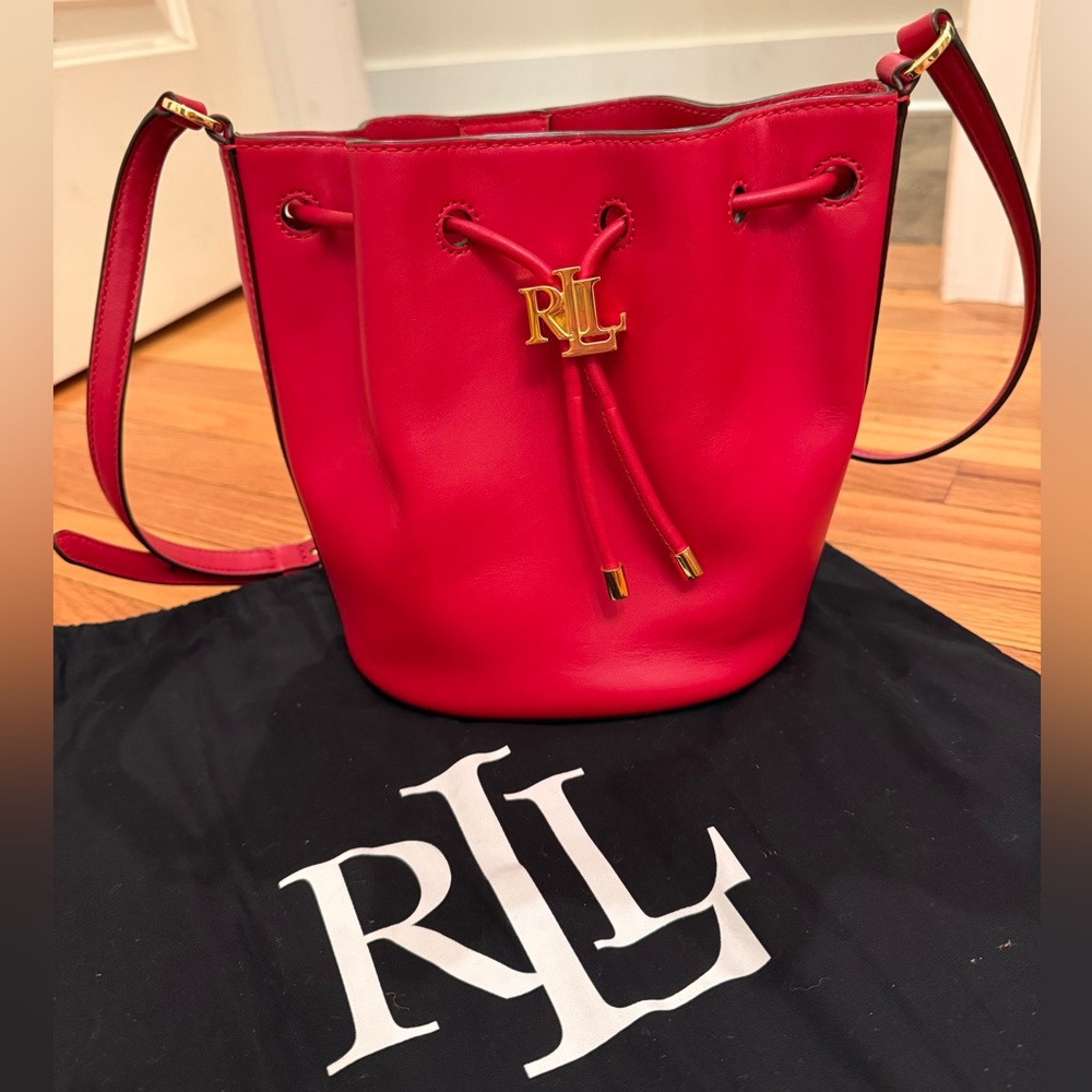 Ralph Lauren Vibrant Red Crossbody Bag
